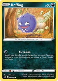 Koffing 041/072 · Reverse Holo