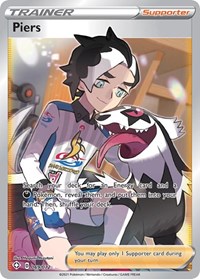 Piers Full Art 069/072 Shining Fates Pokémon card