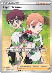 Gym Trainer Full Art 068/072 Shining Fates Pokémon card