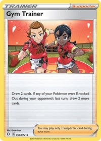 Gym Trainer 059/072 Shining Fates Reverse Holo Pokémon card