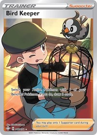 Bird Keeper Full Art 066/072 Shining Fates Pokémon card