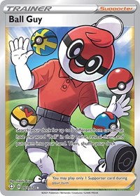 Ball Guy Full Art 065/072 Shining Fates Pokémon card