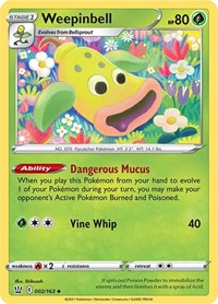 Weepinbell 002/163 · Reverse Holo