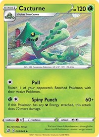 Cacturne 005/163 · Reverse Holo