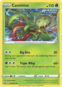 Carnivine 009/163 · Reverse Holo