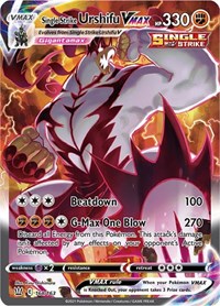 Single Strike Urshifu VMAX Alt Art 168/163