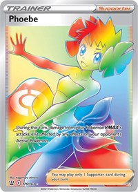 Phoebe Secret 175/163 Battle Styles Pokémon card