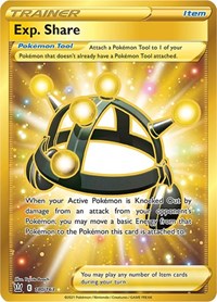 Exp. Share Secret 180/163 Battle Styles Pokémon card