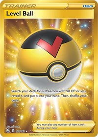 Level Ball Secret 181/163 Battle Styles Pokémon card