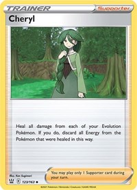Cheryl 123/163 Battle Styles Pokémon card