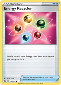 Energy Recycler 124/163 Battle Styles Reverse Holo Pokémon card