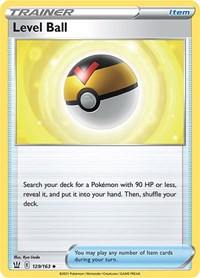Level Ball 129/163 Battle Styles Reverse Holo Pokémon card