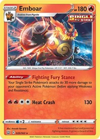 Emboar 025/163 · Reverse Holo