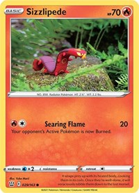 Sizzlipede 029/163 · Reverse Holo