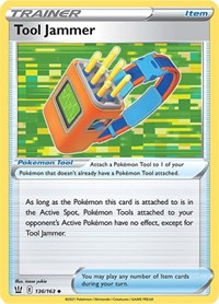 Tool Jammer 136/163 Battle Styles Reverse Holo Pokémon card