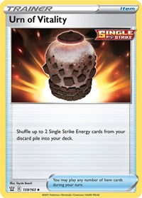 Urn of Vitality 139/163 Battle Styles Reverse Holo Pokémon card