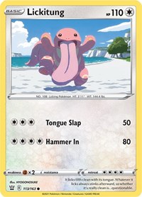 Lickitung 113/163 · Reverse Holo
