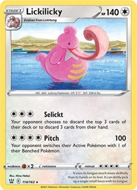 Lickilicky 114/163 · Reverse Holo