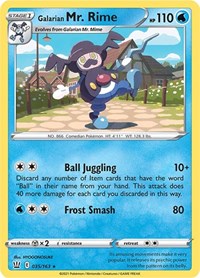 Galarian Mr. Rime 035/163 · Reverse Holo