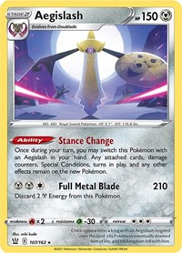 Aegislash 107/163 · Reverse Holo
