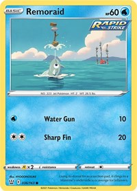 Remoraid 036/163 · Reverse Holo