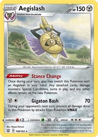 Aegislash 108/163 · Reverse Holo
