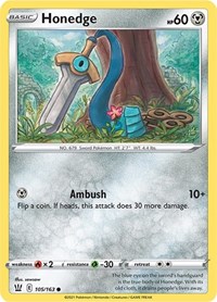 Honedge 105/163 · Reverse Holo