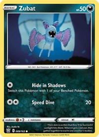 Zubat 089/163 · Reverse Holo