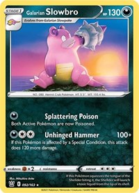 Galarian Slowbro 092/163 · Reverse Holo