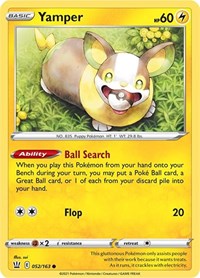 Yamper 052/163 · Reverse Holo