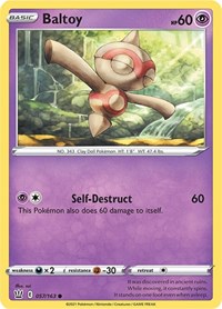 Baltoy 057/163 · Reverse Holo