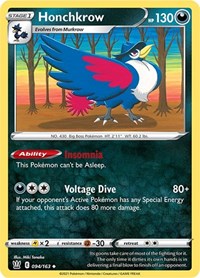 Honchkrow 094/163 · Reverse Holo