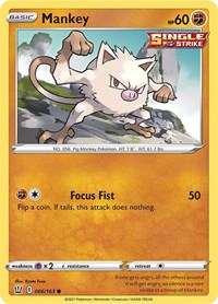 Mankey 066/163 · Reverse Holo