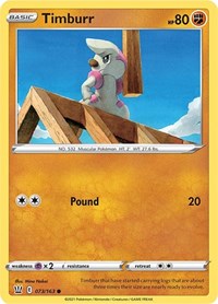 Timburr 073/163 · Reverse Holo