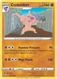 Conkeldurr 075/163 · Reverse Holo