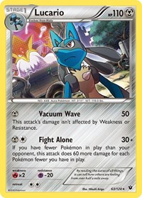 Lucario (Cosmos Holo) 063/124