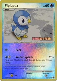 Piplup - 93/130 [Diamond and Pearl] 093/100 · Reverse Holo