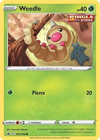 Weedle 001/198 · Reverse Holo