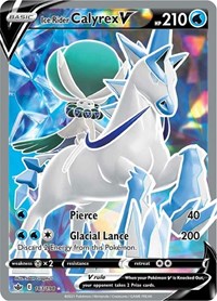 Ice Rider Calyrex V Full Art 163/198