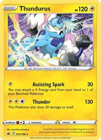 Thundurus 052/198 · Reverse Holo