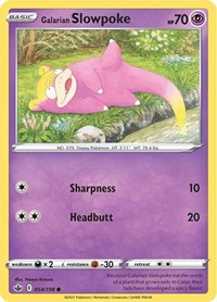 Galarian Slowpoke 054/198 · Reverse Holo