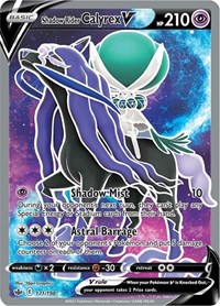 Shadow Rider Calyrex V Full Art 171/198