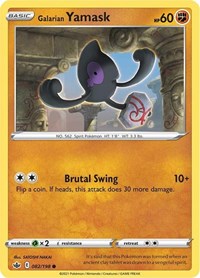 Galarian Yamask 082/198 · Reverse Holo