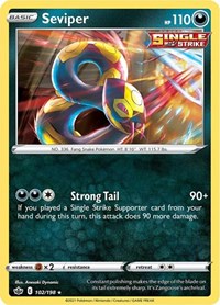 Seviper 102/198 · Reverse Holo