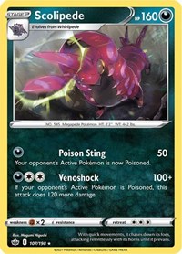 Scolipede 107/198 · Reverse Holo