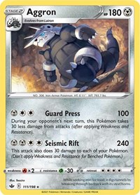 Aggron 111/198 · Reverse Holo