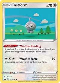 Castform 121/198 · Reverse Holo