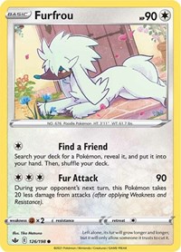 Furfrou 126/198 · Reverse Holo