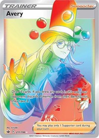 Avery Secret 211/198 Chilling Reign Pokémon card