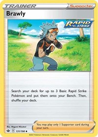 Brawly 131/198 Chilling Reign Pokémon card